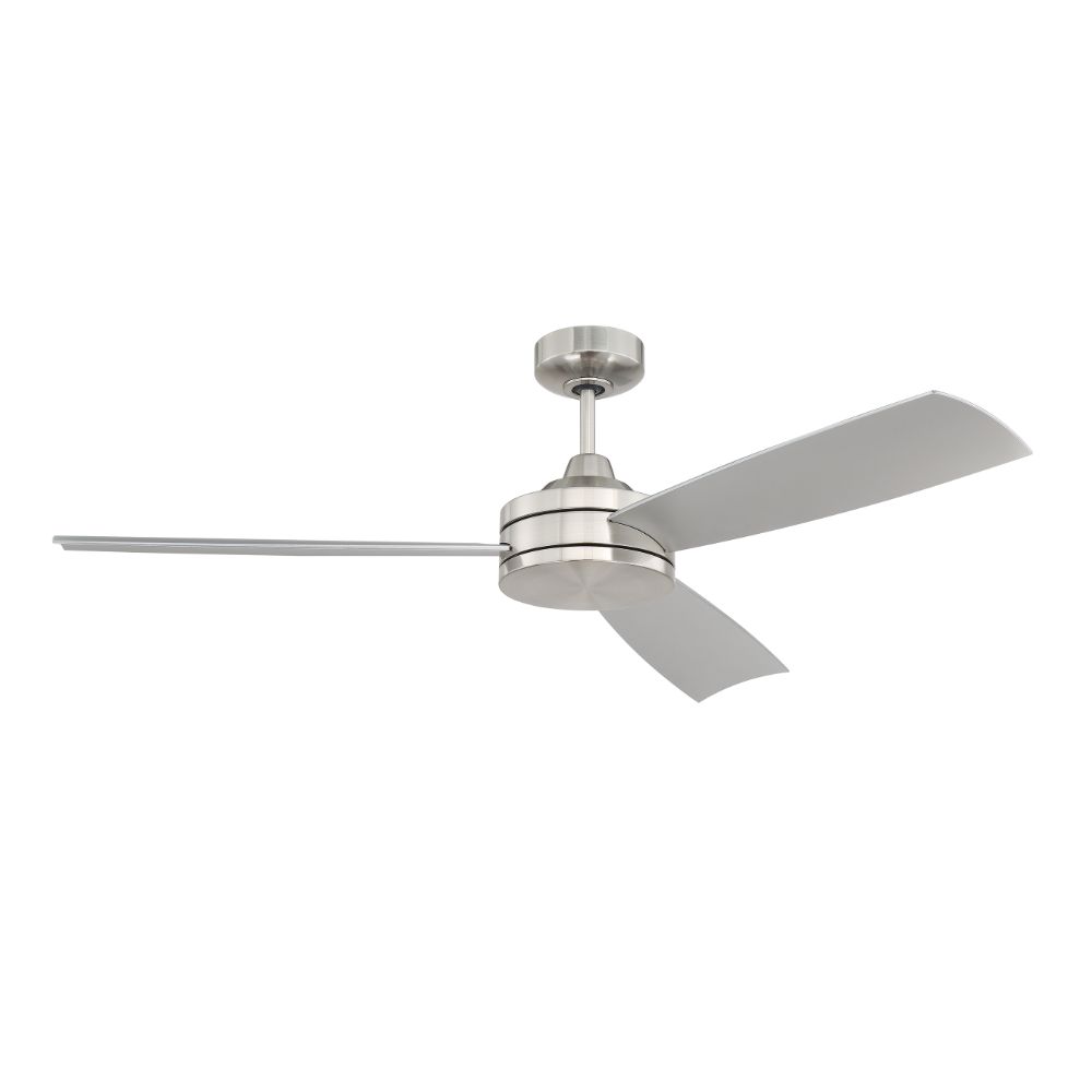 Craftmade INS54BNK3 54" Inspo Ceiling Fan in Brushed Polished Nickel