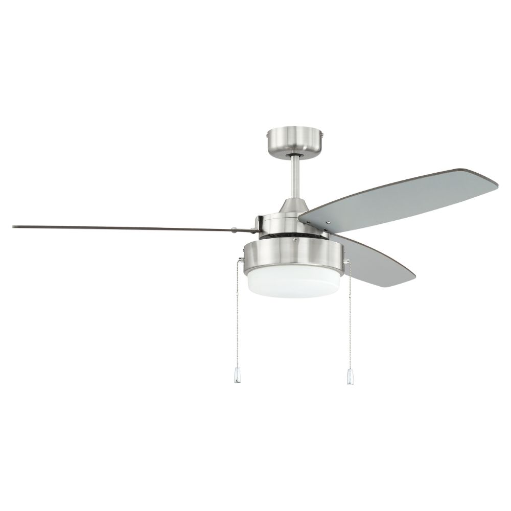 Craftmade INT52BNK3 52" Intrepid Ceiling Fan in Brushed Polished Nickel