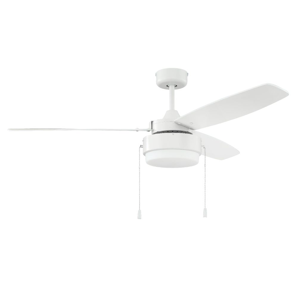 Craftmade INT52W3 52" Intrepid Ceiling Fan in White