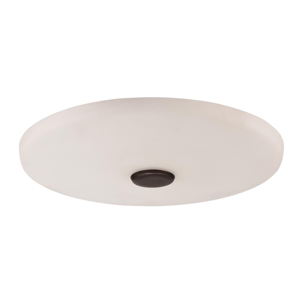 Craftmade LK104-ESP-LED Elegance Bowl Light Kit in Espresso with Cased Frost White Glass