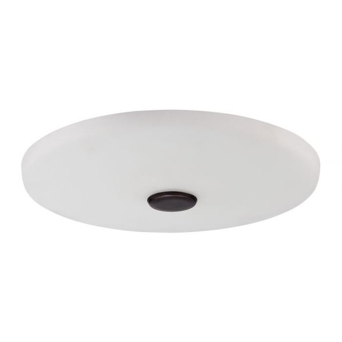 Craftmade LK104-FB-LED Bowl Low Profile Cased Frost White Bowl Light Kit in Flat Black