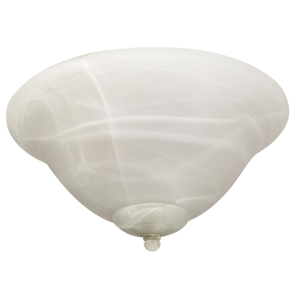 Craftmade LKE60-LED Elegance Bowl Light Kit with White Swirl Glass