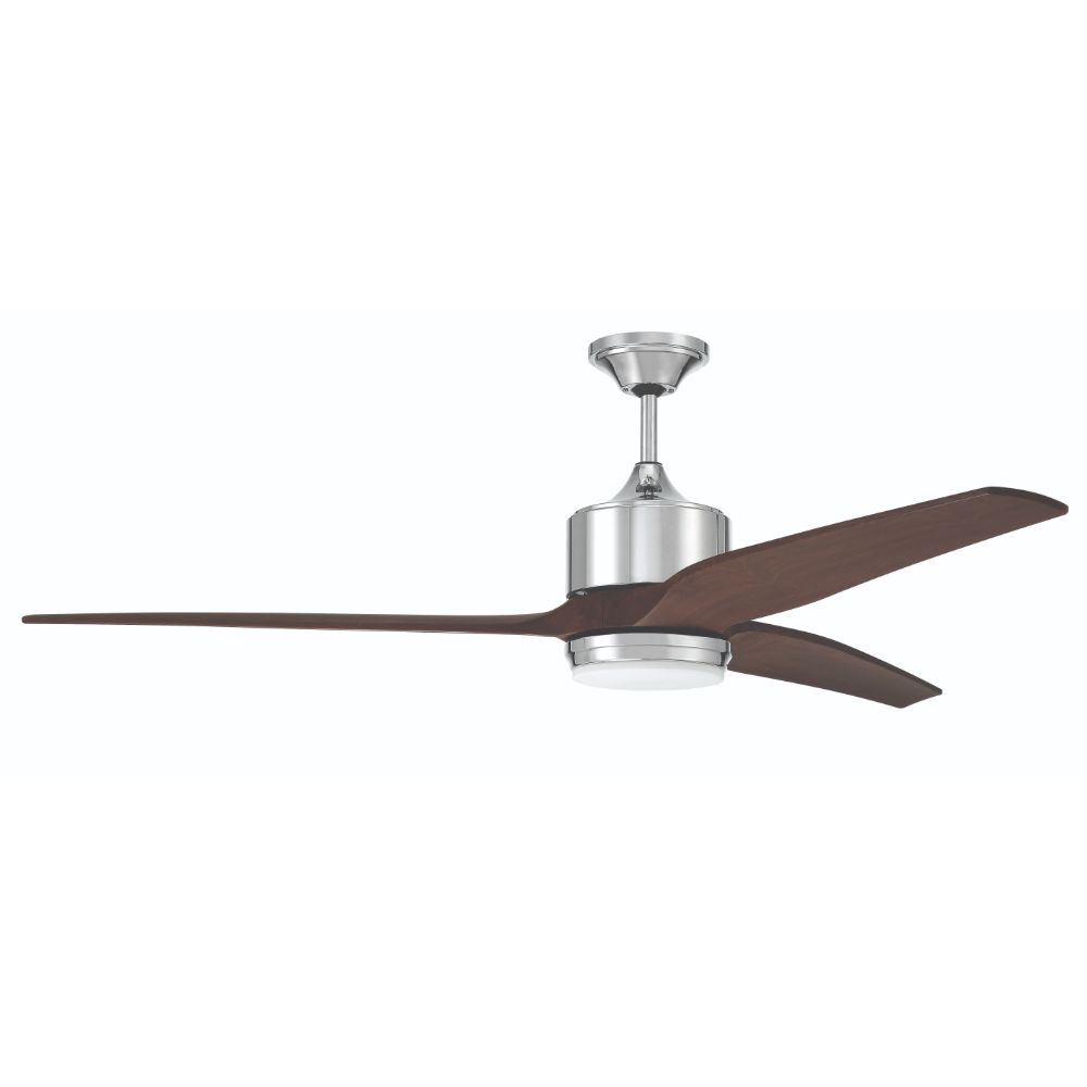 Craftmade MOB60CH3 Mobi 60" Ceiling Fan in with Blades Included, Chrome