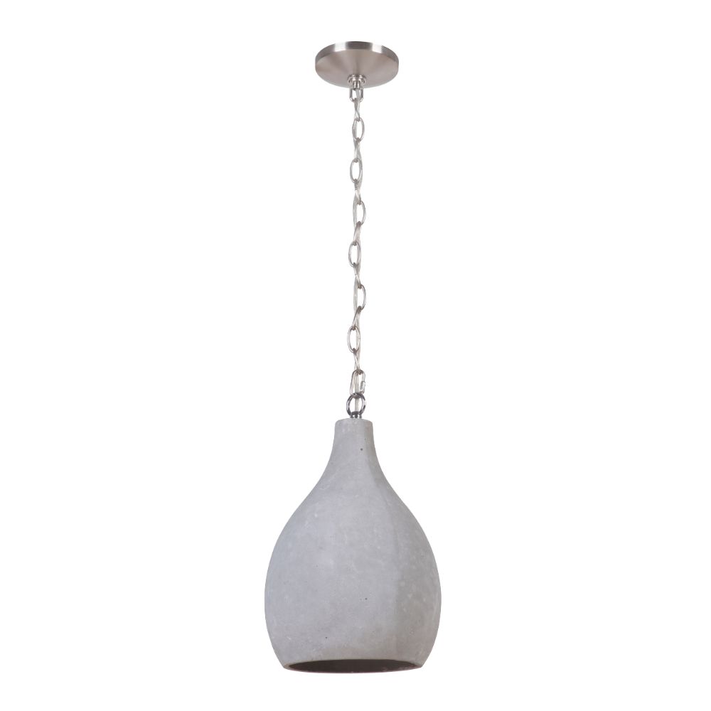 Craftmade P689BNK1 1 Light Mini Pendant w/ Chain in Brushed Polished Nickel