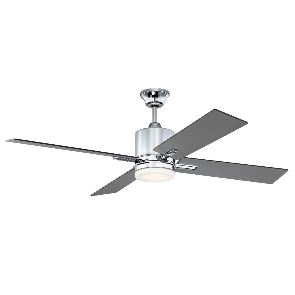 Craftmade TEA52CH4 Teana 52" Ceiling Fan with Blades and Light Kit