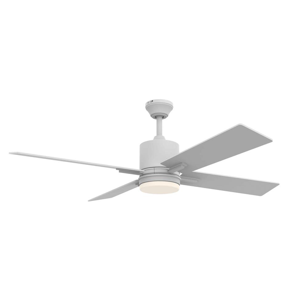 Craftmade TEA52W4 Teana 52" Ceiling Fan with Blades and Light Kit