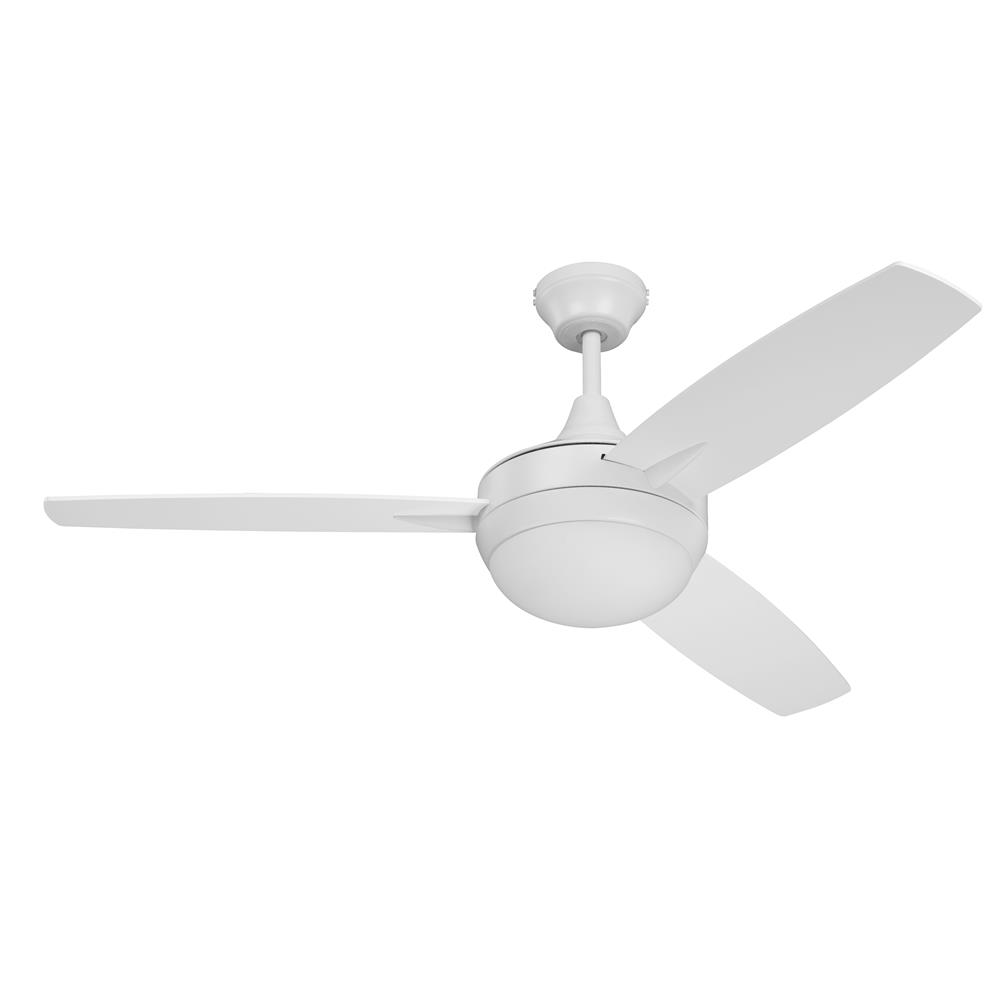 Craftmade TG48W3 48" Ceiling Fan with Blades and Light Kit