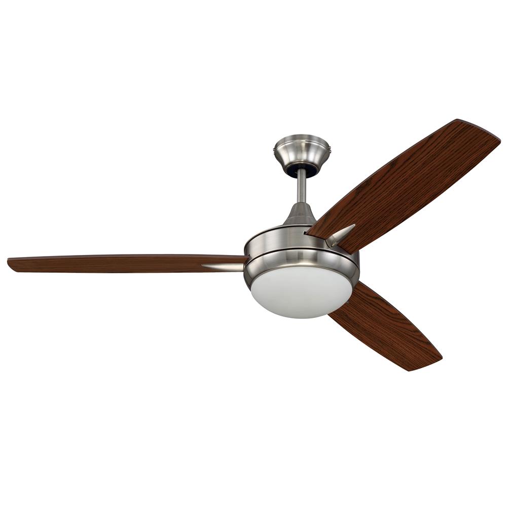 Craftmade TG52BNK3-UCI 52" Targas Ceiling Fan in Brushed Polished Nickel