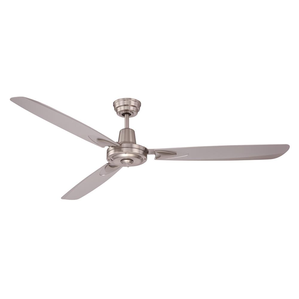 Craftmade VE58BNK3 58" Velocity Ceiling Fan in Brushed Polished Nickel