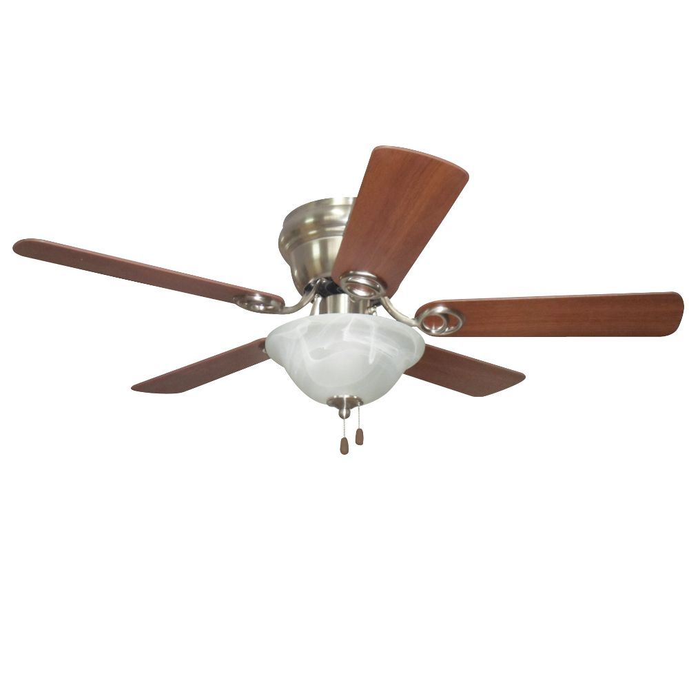 Craftmade Fans WC42BNK5C1 42" Hugger Ceiling Fan W/Bowl in Brushed Polished Nickel