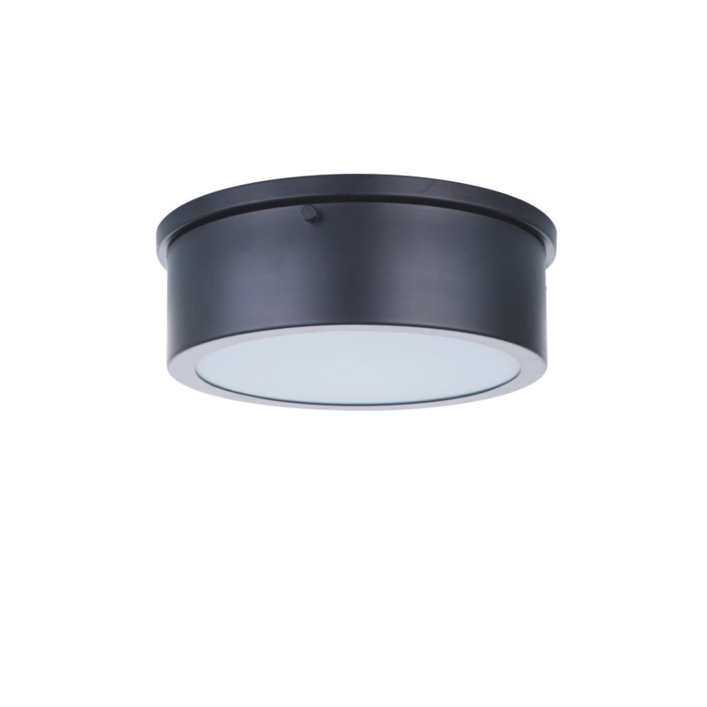 Craftmade X6709-FB-LED Fenn 9" LED Flushmount in Flat Black