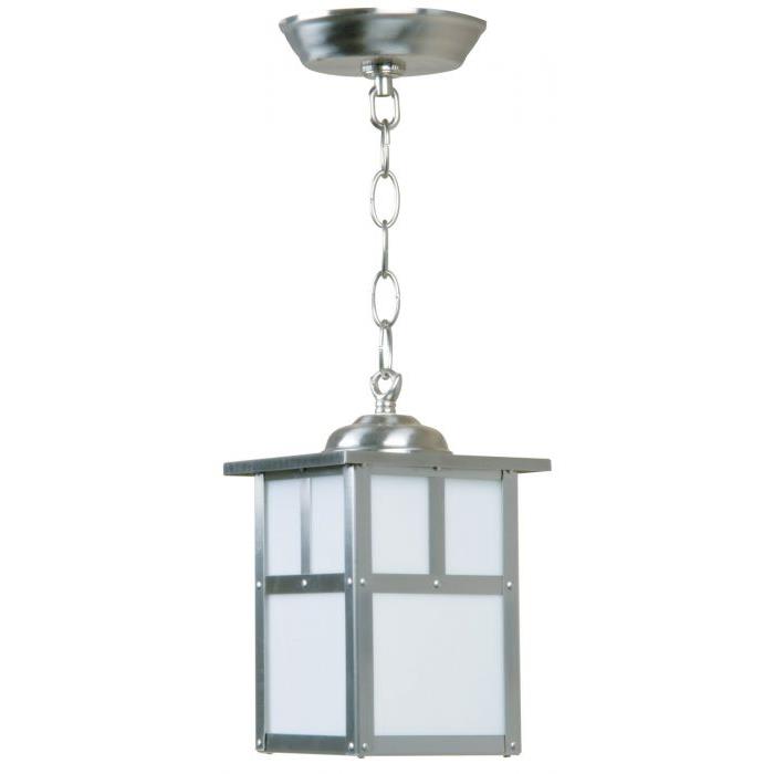 Craftmade Z1841-SS-CS Mission 1 Light Pendant in Stainless Steel