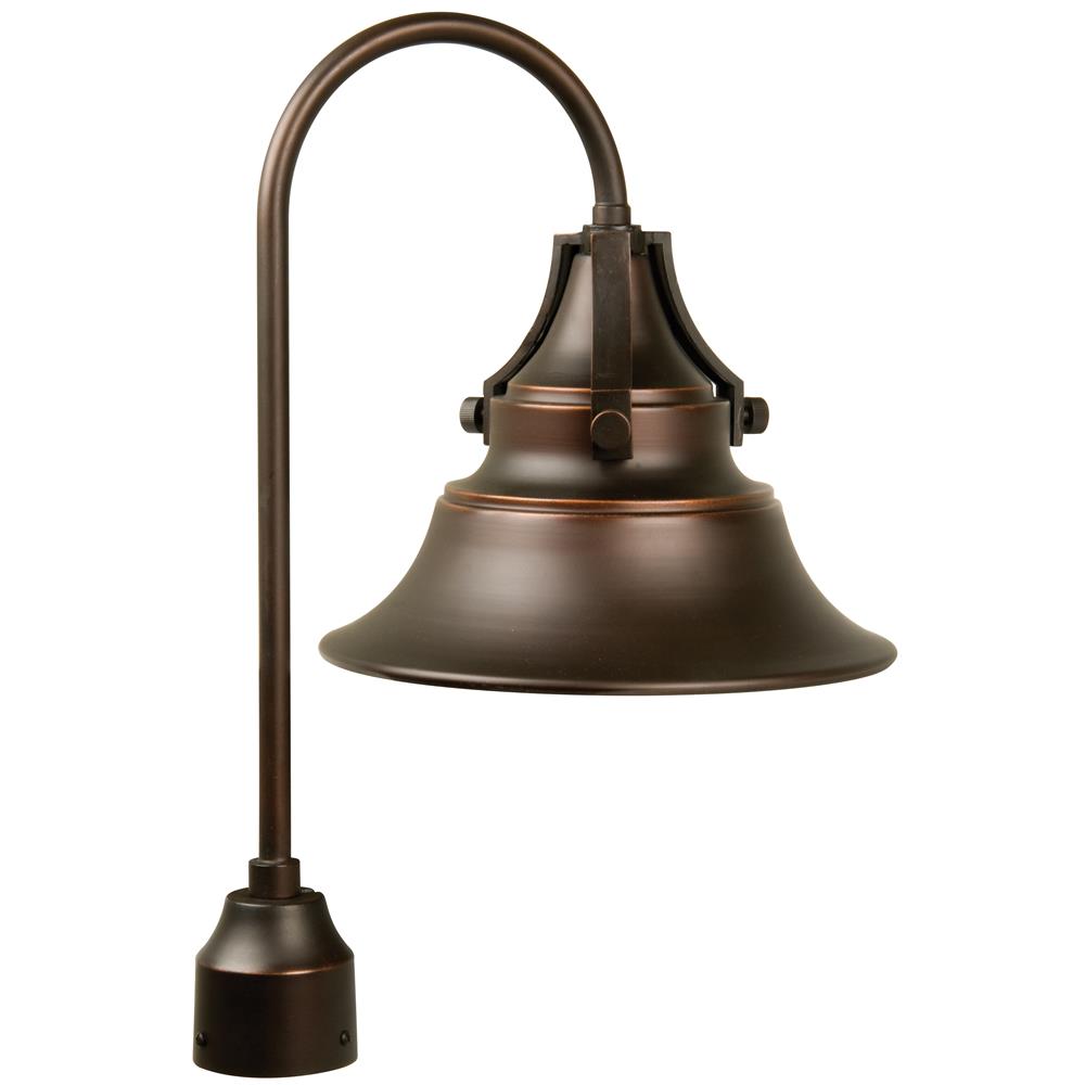Craftmade Z4415-OBG Union Medium Post Mount in Oiled Bronze Gilded