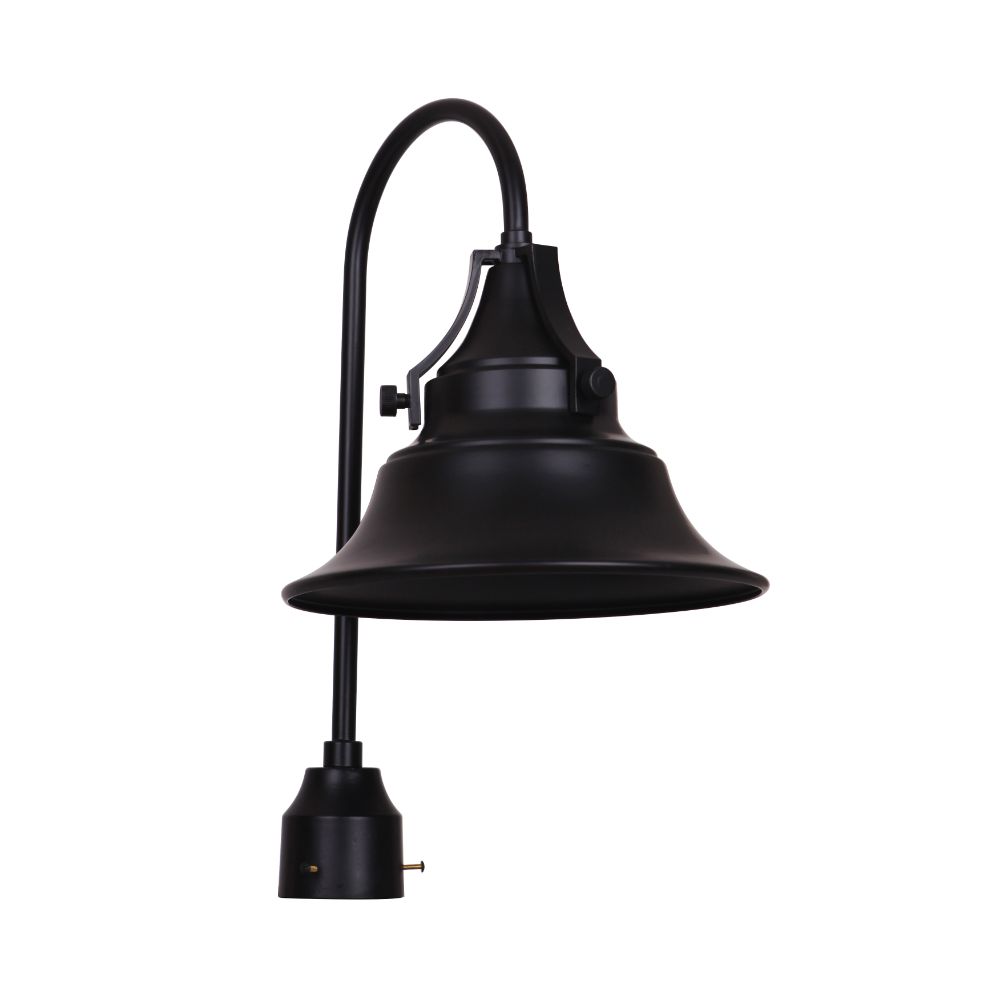 Craftmade Z4415-MN Union 1 Post in Midnight Metal Shade