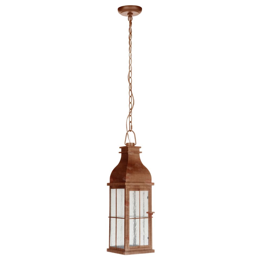 Craftmade ZA1811-WC-LED Vincent Medium LED Pendant in Weathered Copper