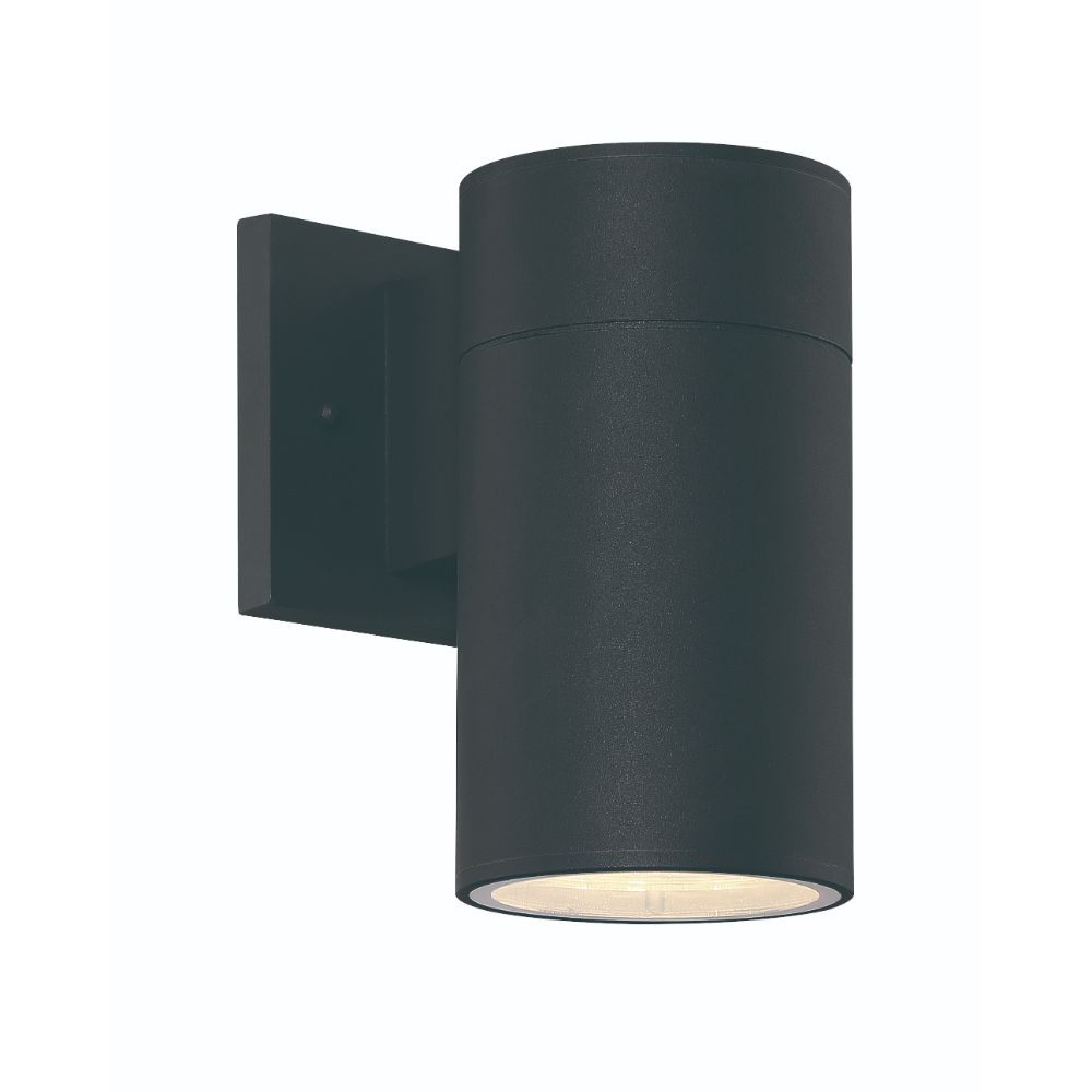 Craftmade ZA2124-TB-LED Pillar 1 Light Outdoor Wall Lantern in Textured Matte Black