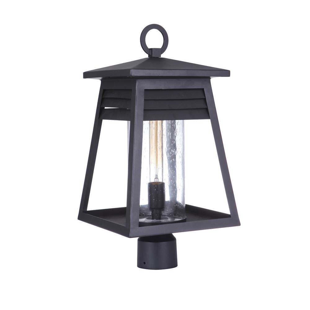 Craftmade ZA2725-TB Becca Large 1 Light Outdoor Post Mount in Textured Matte Black