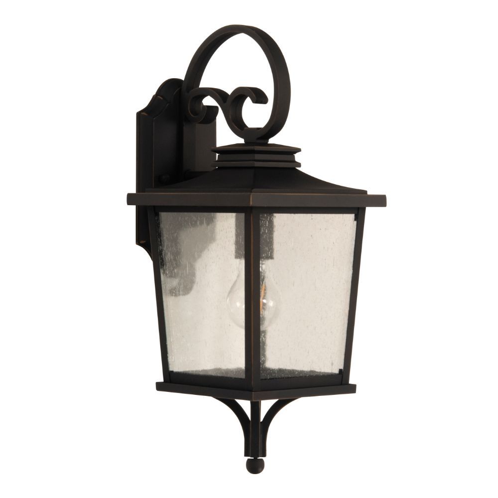 Craftmade ZA2904-DBG Tillman Small 1 Light Outdoor Lantern in Dark Bronze Gilded