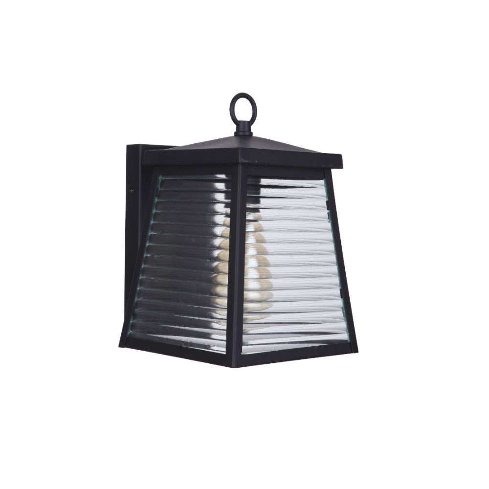 Craftmade ZA4104-MN Armstrong 1 Light Small Outdoor Wall Mount in Midnight