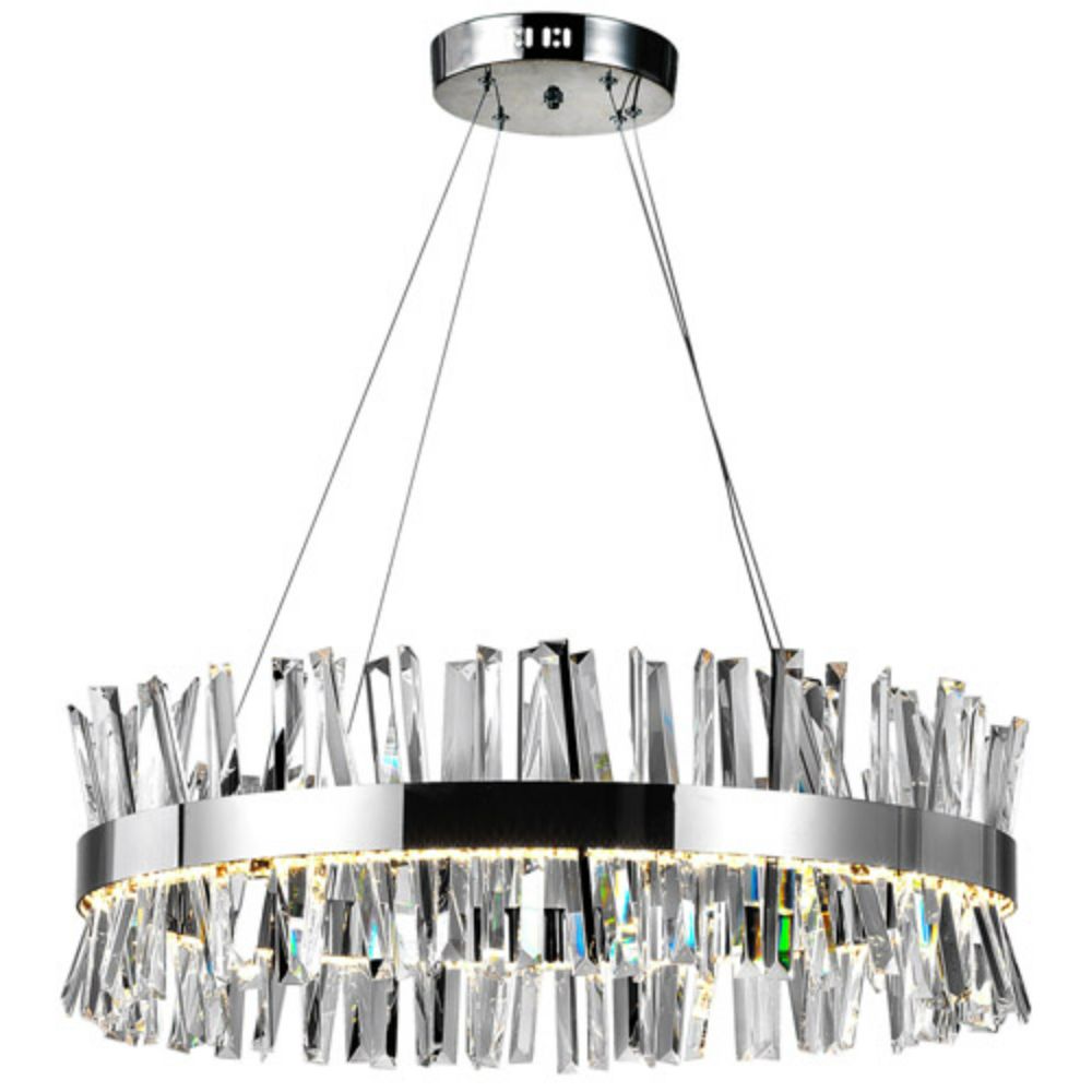 CWI Lighting 1086P32-601 Faye LED Chandelier with Chrome Finish