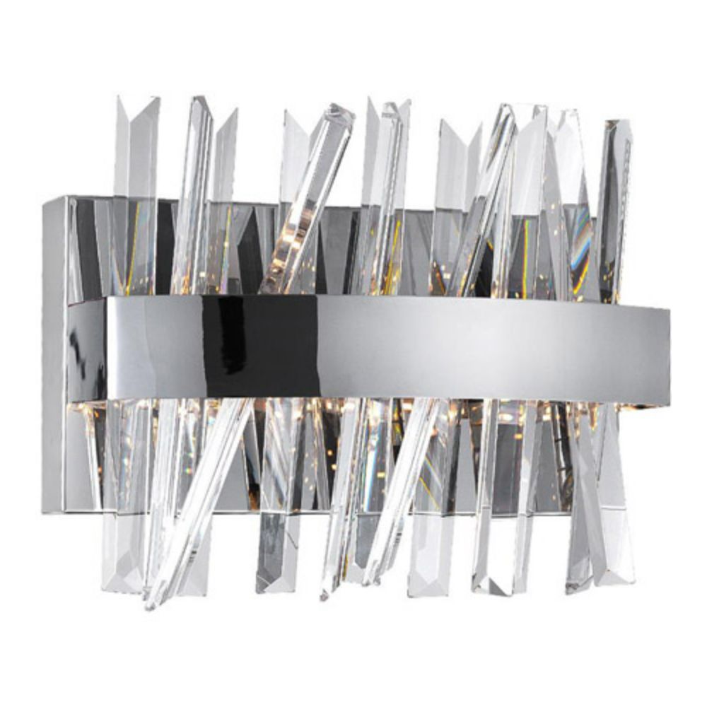 CWI Lighting 1086W12-601 Faye LED Wall Sconce with Chrome Finish