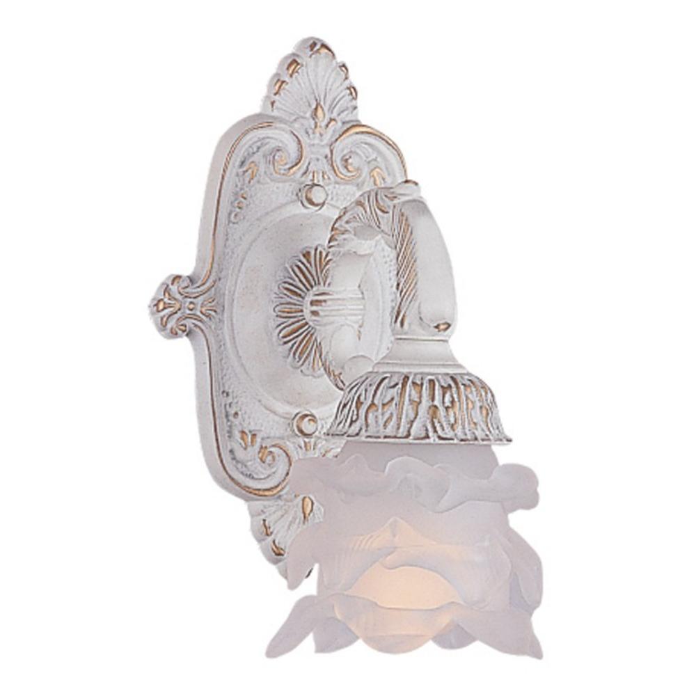 Crystorama Lighting 5221-AW Paris Market 1 Light Antique White Sconce