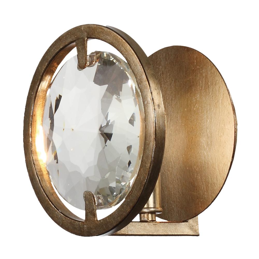 Crystorama Lighting QUI-7621-DT Quincy 1 Light Distressed Twilight Sconce