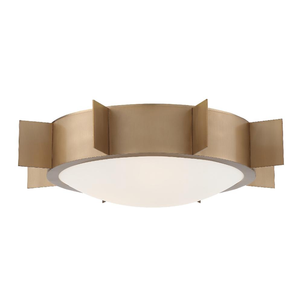 Crystorama Lighting SOL-A3103-VG Solas 3 Light Vibrant Gold Ceiling Mount