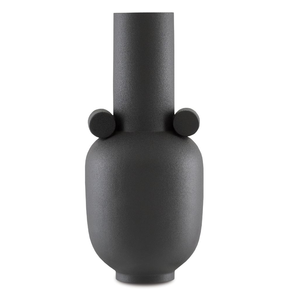 Currey & Company 1200-0401 Happy 40 Long Black Vase