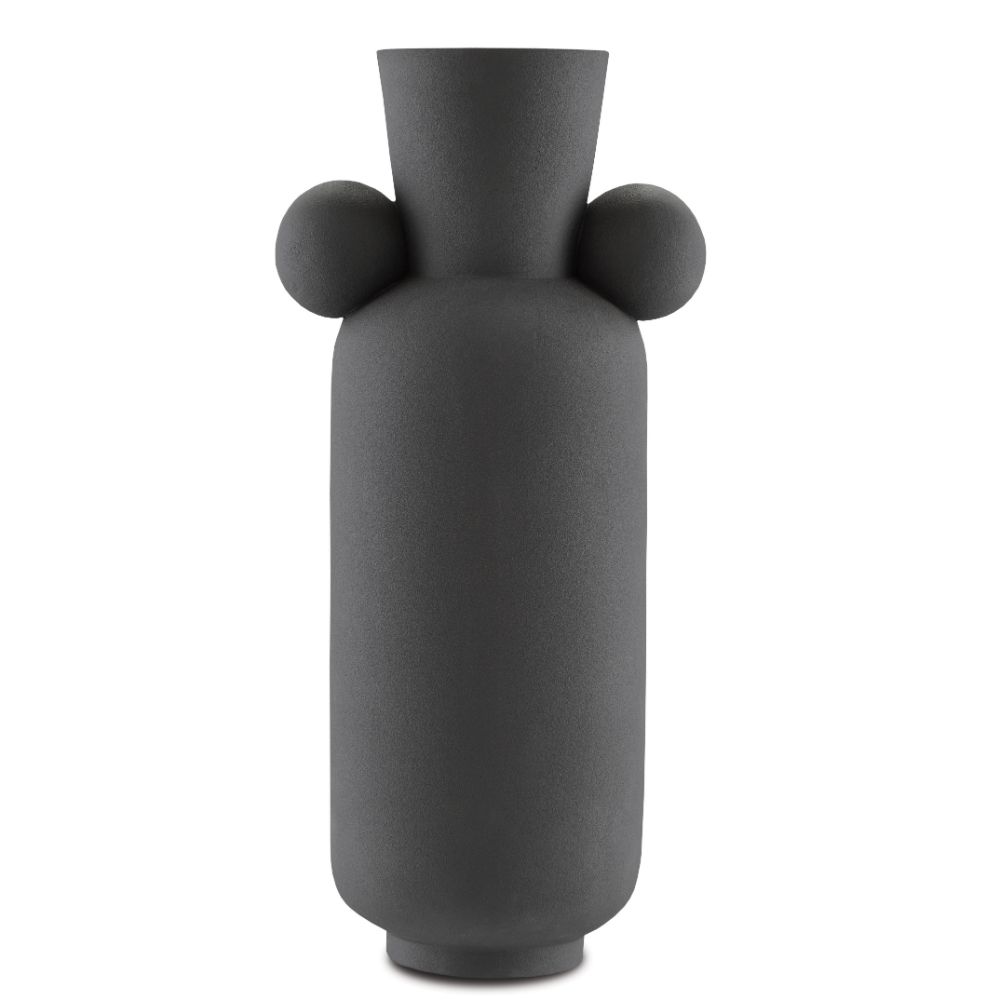 Currey & Company 1200-0402 Happy 40 Tall Black Vase