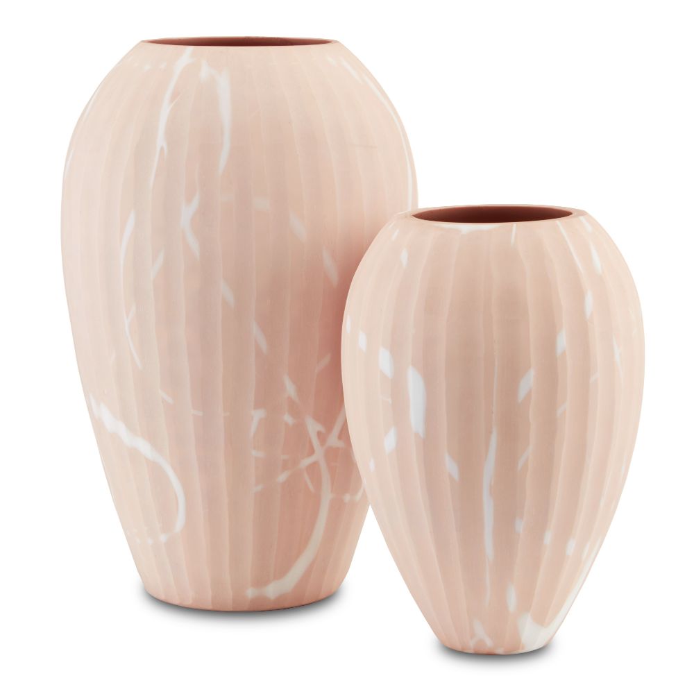 Currey & Company 1200-0458 Lawrence Sand Vase Set of 2