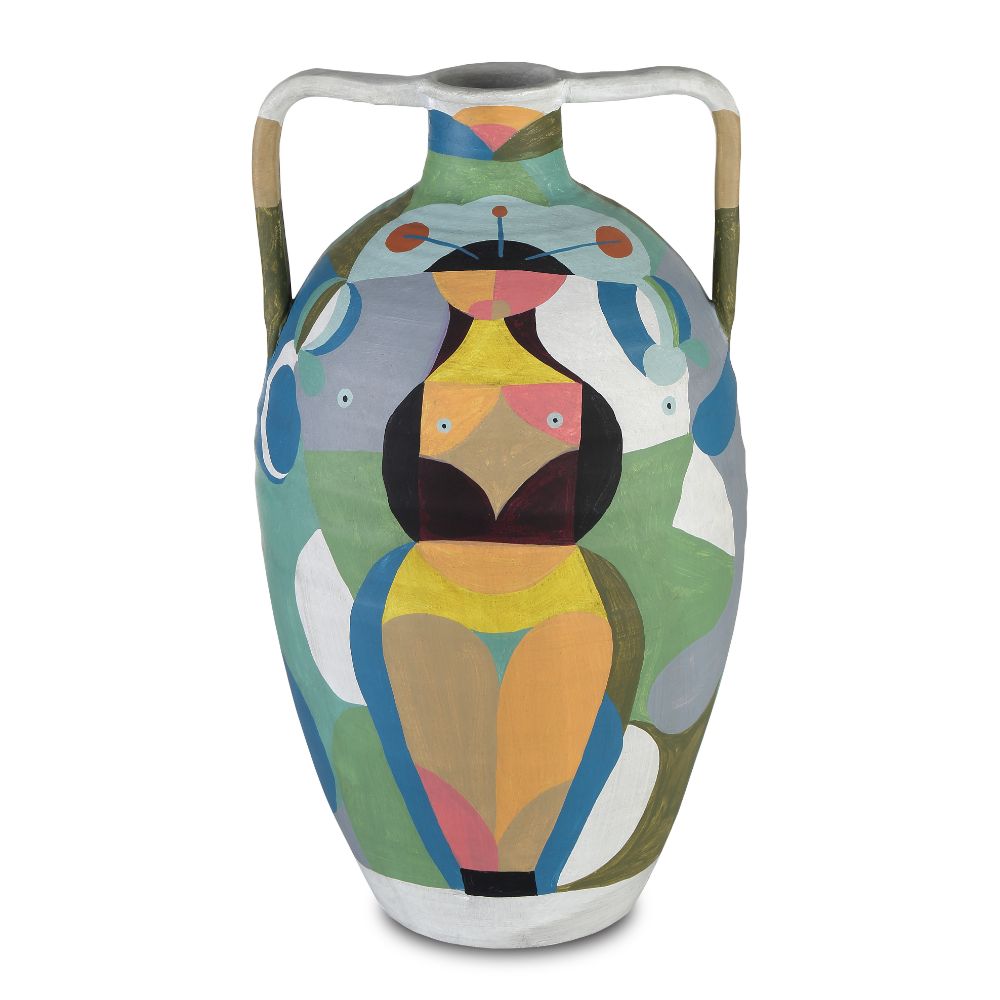 Currey & Company 1200-0616 Amphora Medium Vase in Multicolor