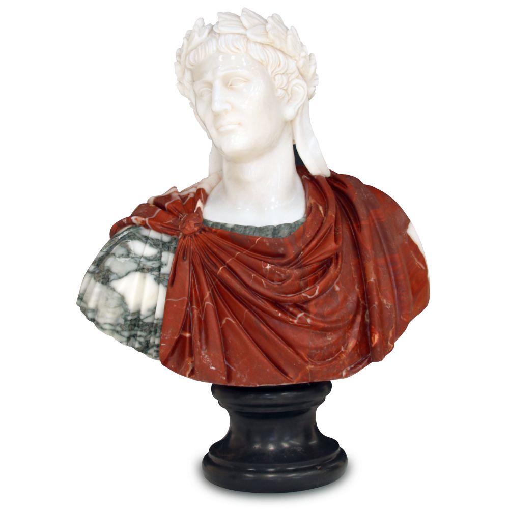 Currey and Company 1200-0663 Cristos Marble Bust Sculpture
