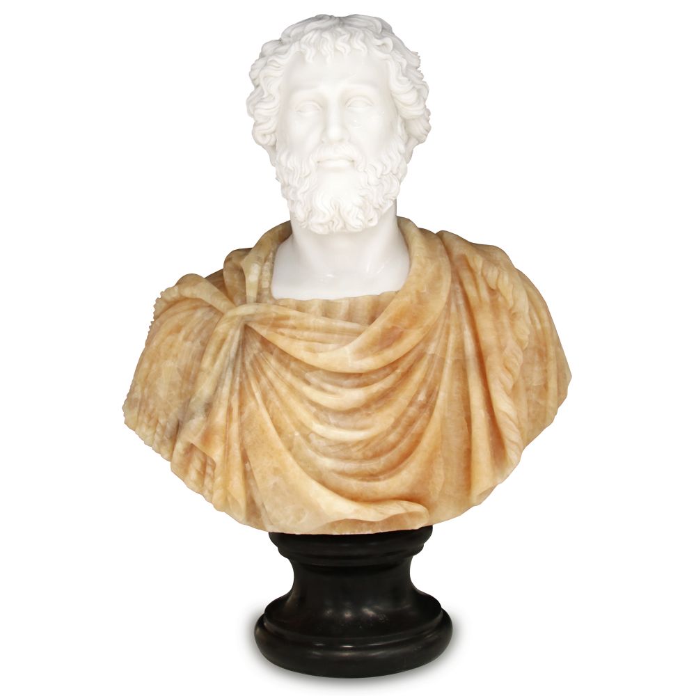 Currey and Company 1200-0664 Thanos Marble Bust Sculpture
