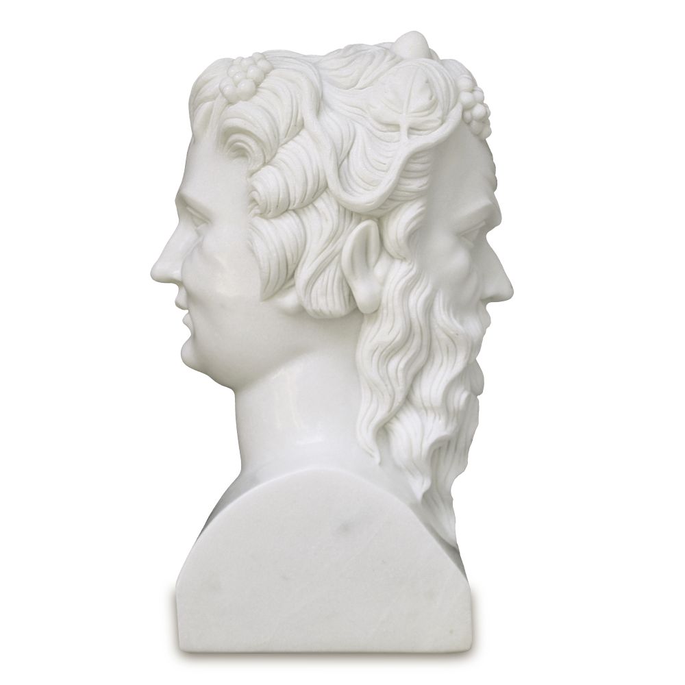 Currey and Company 1200-0665 Hector Marble Bust Sculpture