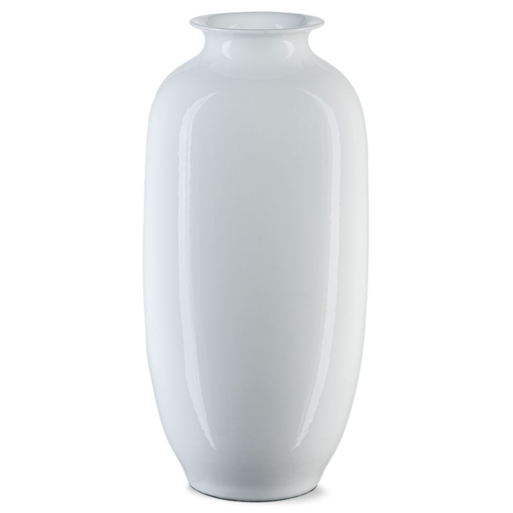 Currey and Company 1200-0690 Imperial White Modern Vase