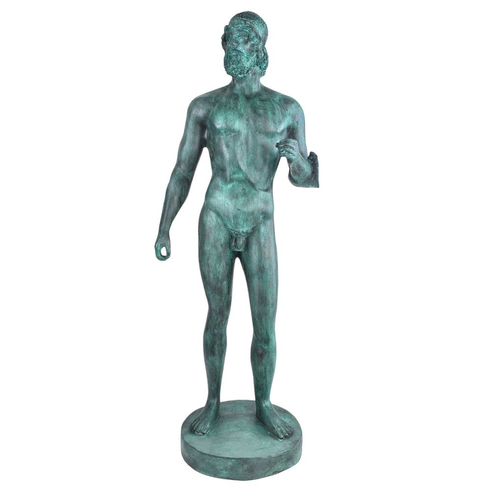 Currey and Company 1200-0717 Standing Greek Warrior Bronze