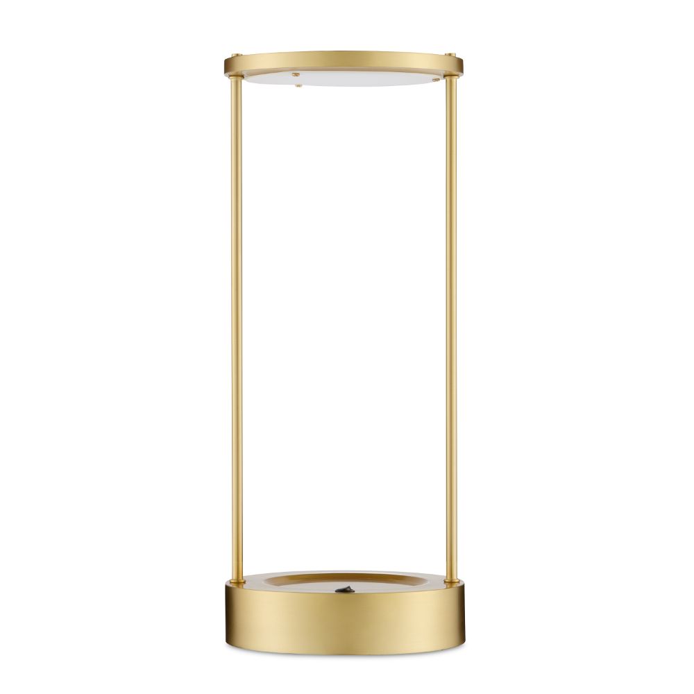 Currey & Company 6000-0908 Passavant Table Lamp in Brushed Brass