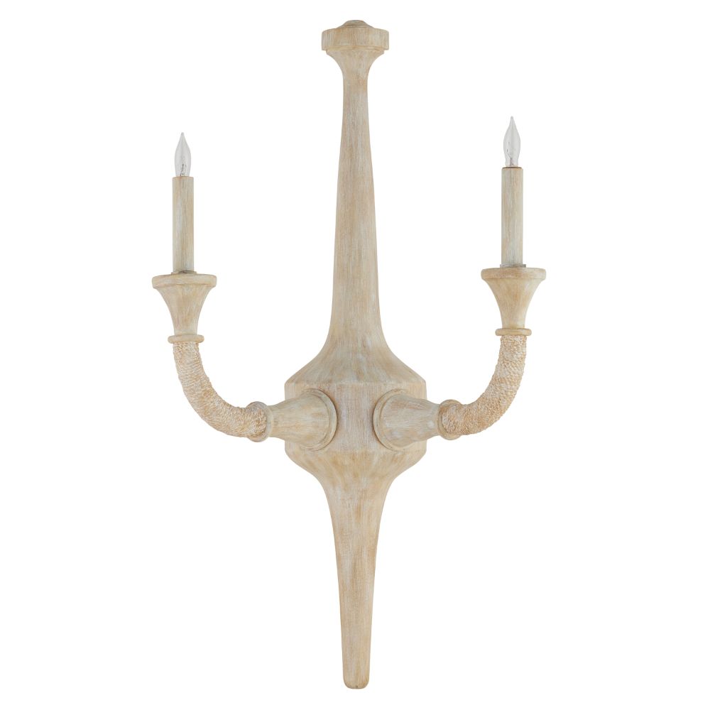Currey & Company 5000-0246 Aleister Wall Sconce in Sandstone