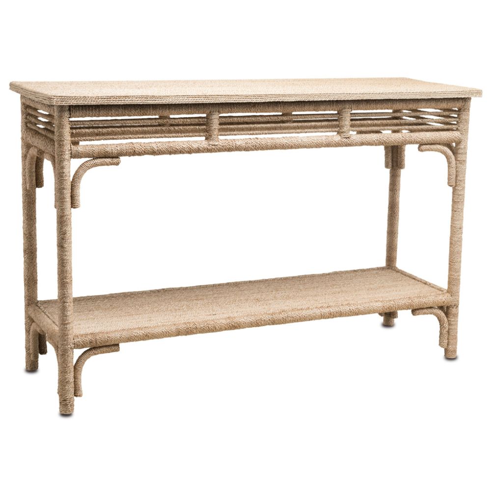 Currey & Company 3000-0012 Olisa Console Table in Natural
