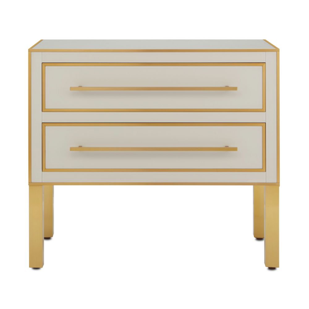 Currey & Company 3000-0184 Arden Ivory Chest