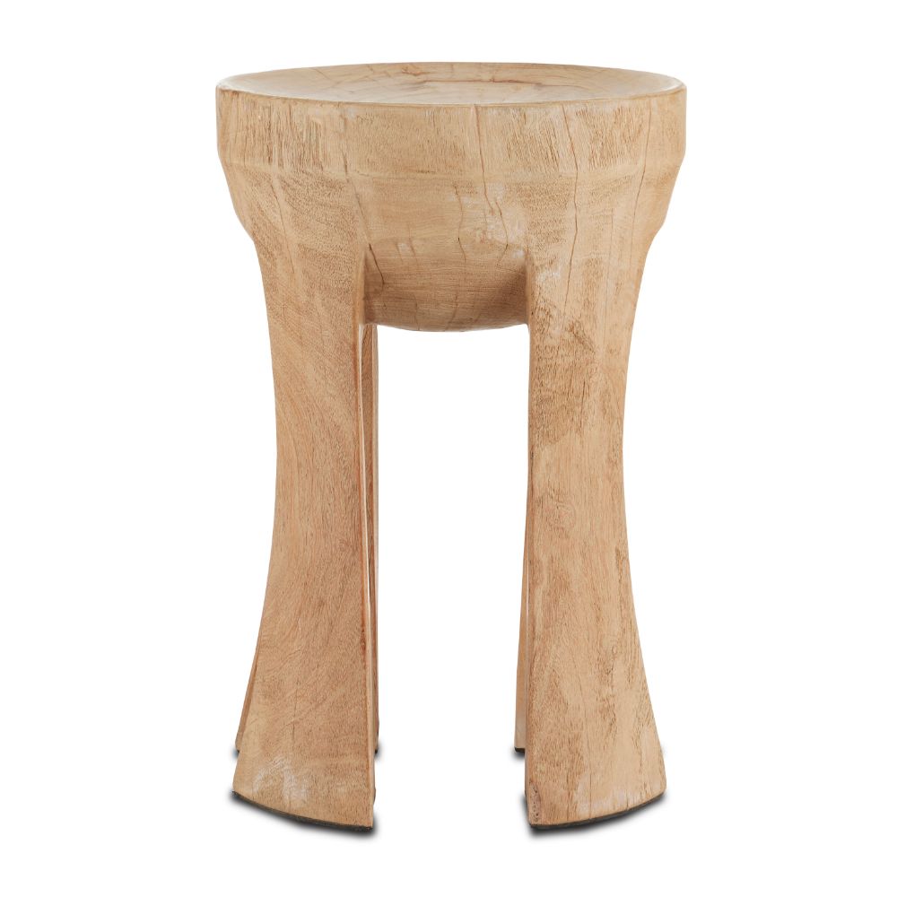 Currey & Company 3000-0220 Pia Accent Table in Natural