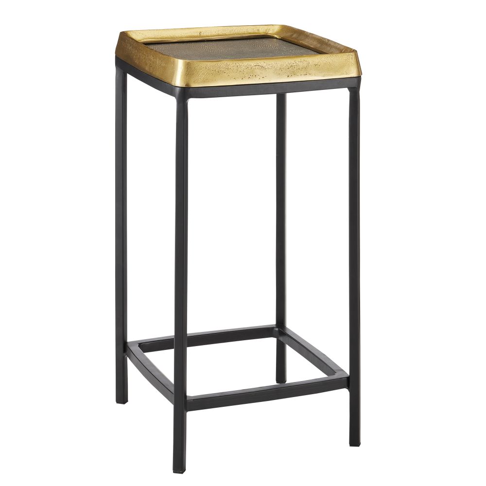 Currey and Company 4000-0149 Tanay Brass Accent Table
