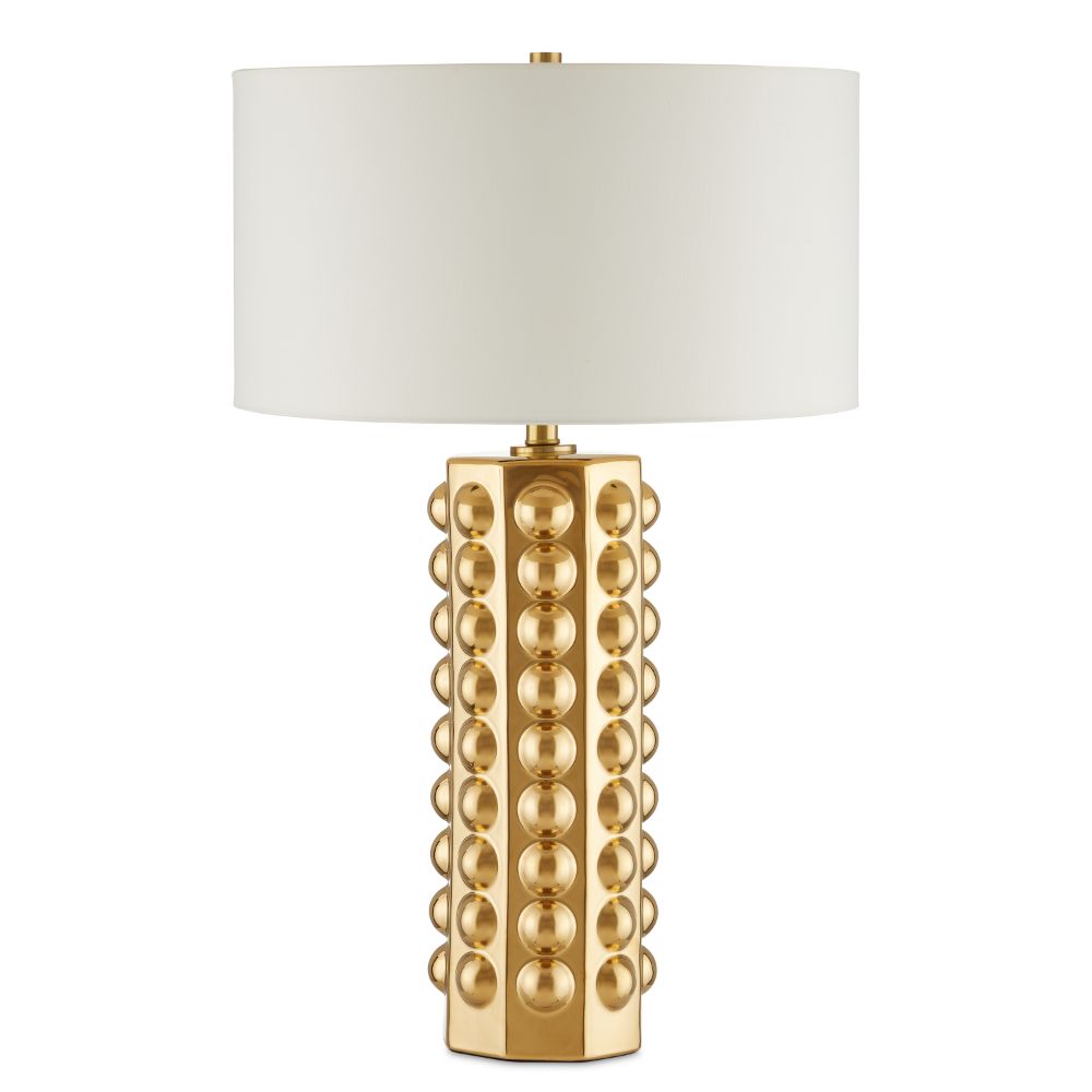 Currey & Company 6000-0871 Cassandra Gold Table Lamp in Gold