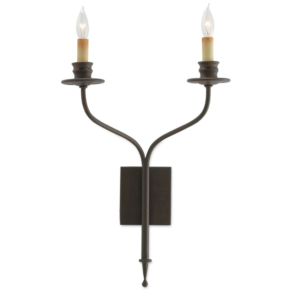 Currey & Company 5000-0038 Highlight Wall Sconce in Bronze Gold