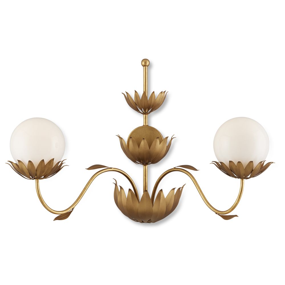 Currey and Company 5000-0231 Mirasole Gold Wall Sconce