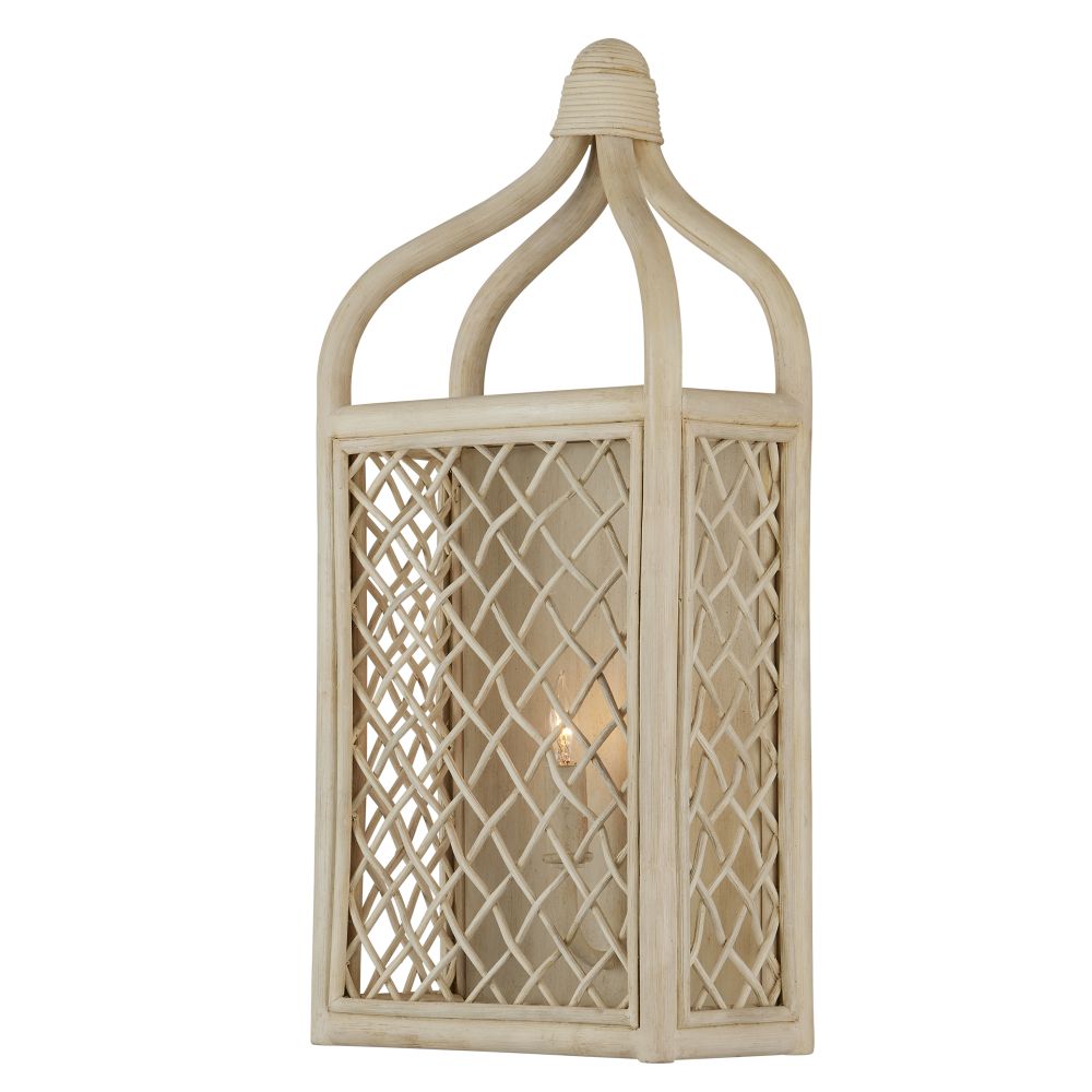 Currey and Company 5000-0233 Wanstead Ivory Wall Sconce