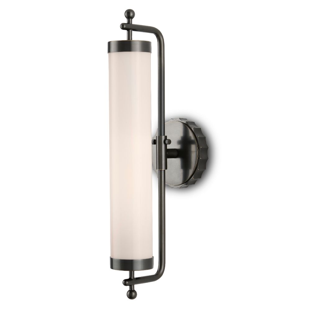 Currey & Company 5800-0022 Latimer Bronze Wall Sconce in Oil Rubbed Bronze