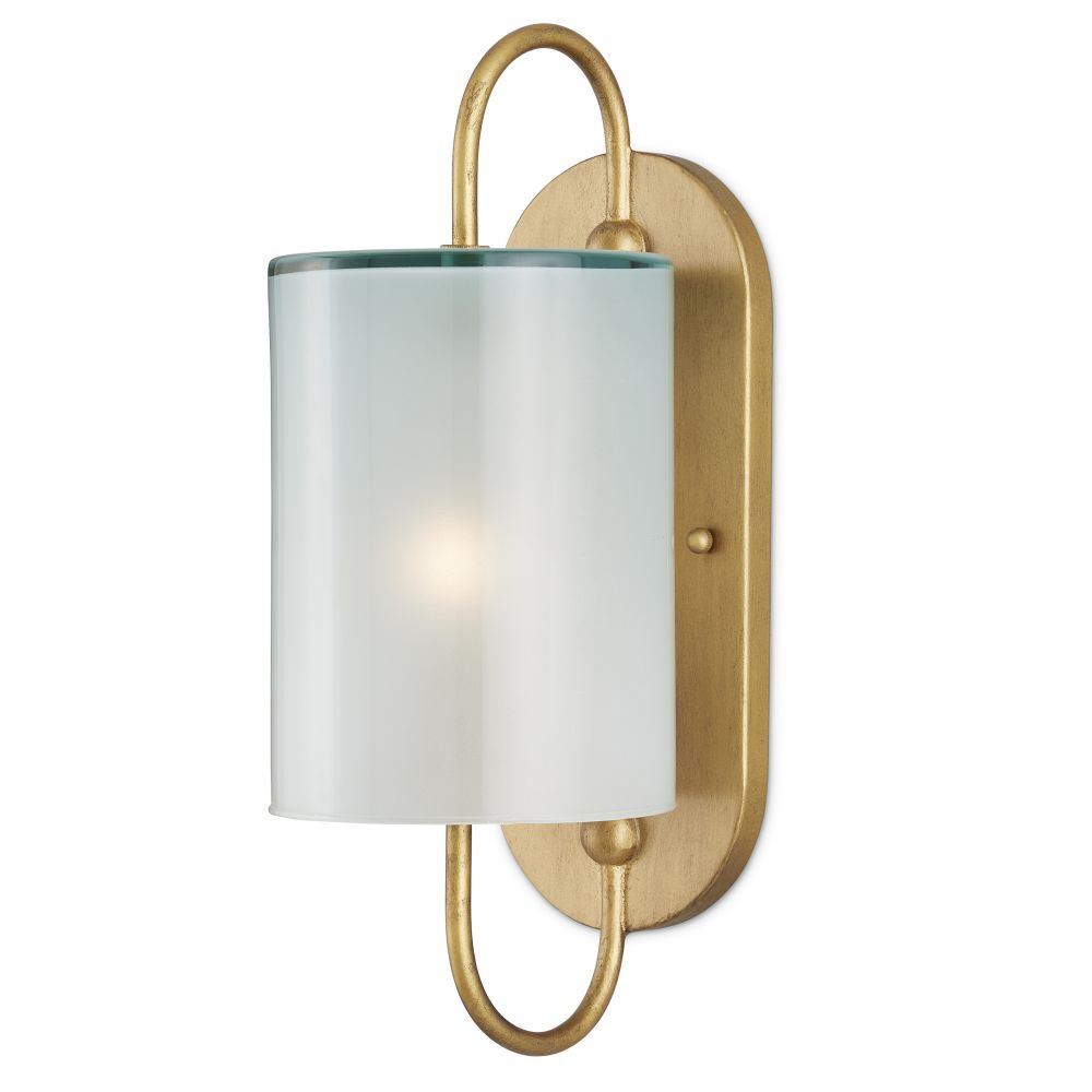 Currey and Company 5800-0024 Glacier Brass Wall Sconce