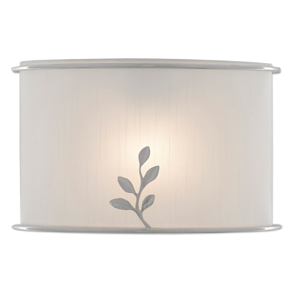 Currey & Company 5900-0027 Driscoll Wall Sconce in Polished Nickel